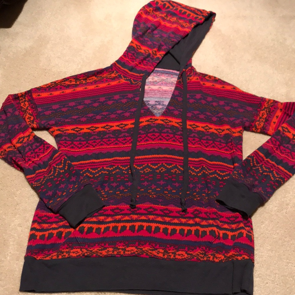 Aztec hoodie sweater